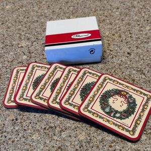 Pimpernel Festive 12 Days of Christmas Wreath Coasters Set of 6
